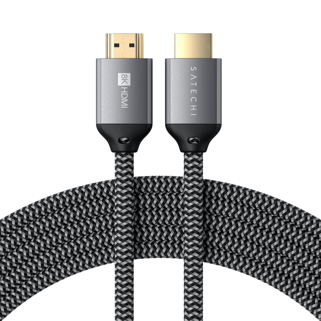Satechi ST-8KHC2MM - 2 m - HDMI Typ A (Standard) - HDMI Typ A (Standard) - Grau, Ansicht 2
