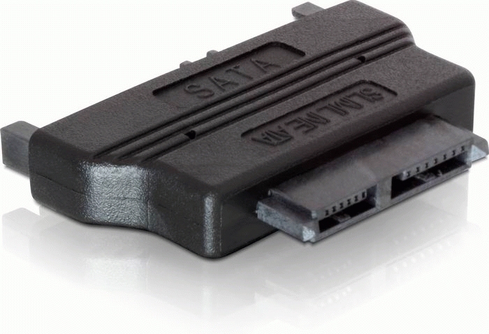 Delock Adapter SATA 22pin male > Slim SATA female 13pin - SATA-Adapter - Slimline SATA (W), Ansicht 2