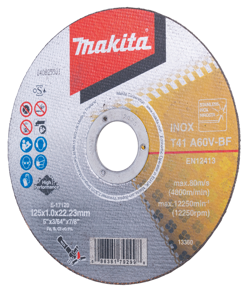 Makita E-17120-12 Trennscheibe gerade 125 mm 12 St., Ansicht 4