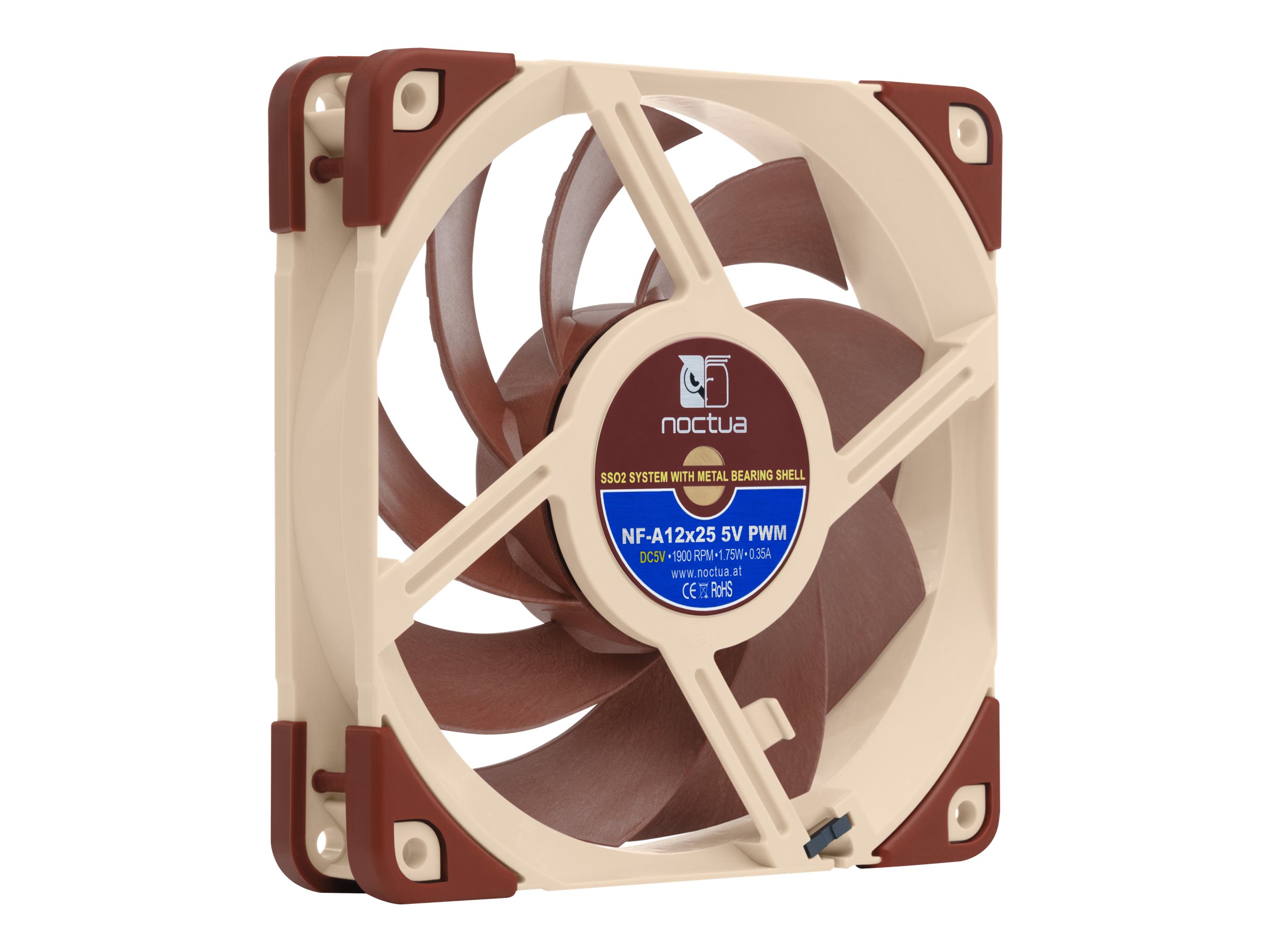 Noctua NF-A12x25 5V PWM - Gehäuselüfter - 120, Ansicht 4