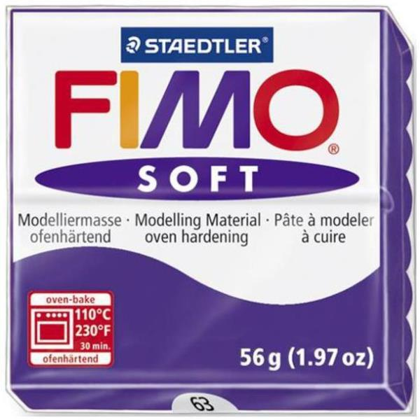 Vorschau: STAEDTLER FIMO soft - Knetmasse - Violett - 110 °C - 30 min - 56 g - 55 mm