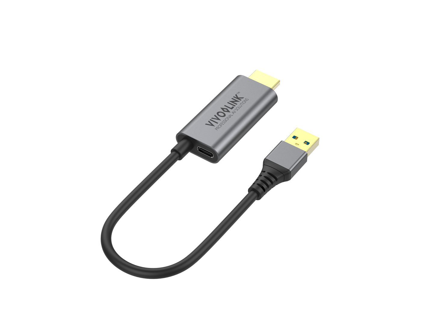 VivoLink HDMI & USB-A to USB-C Adapter, Ansicht 2