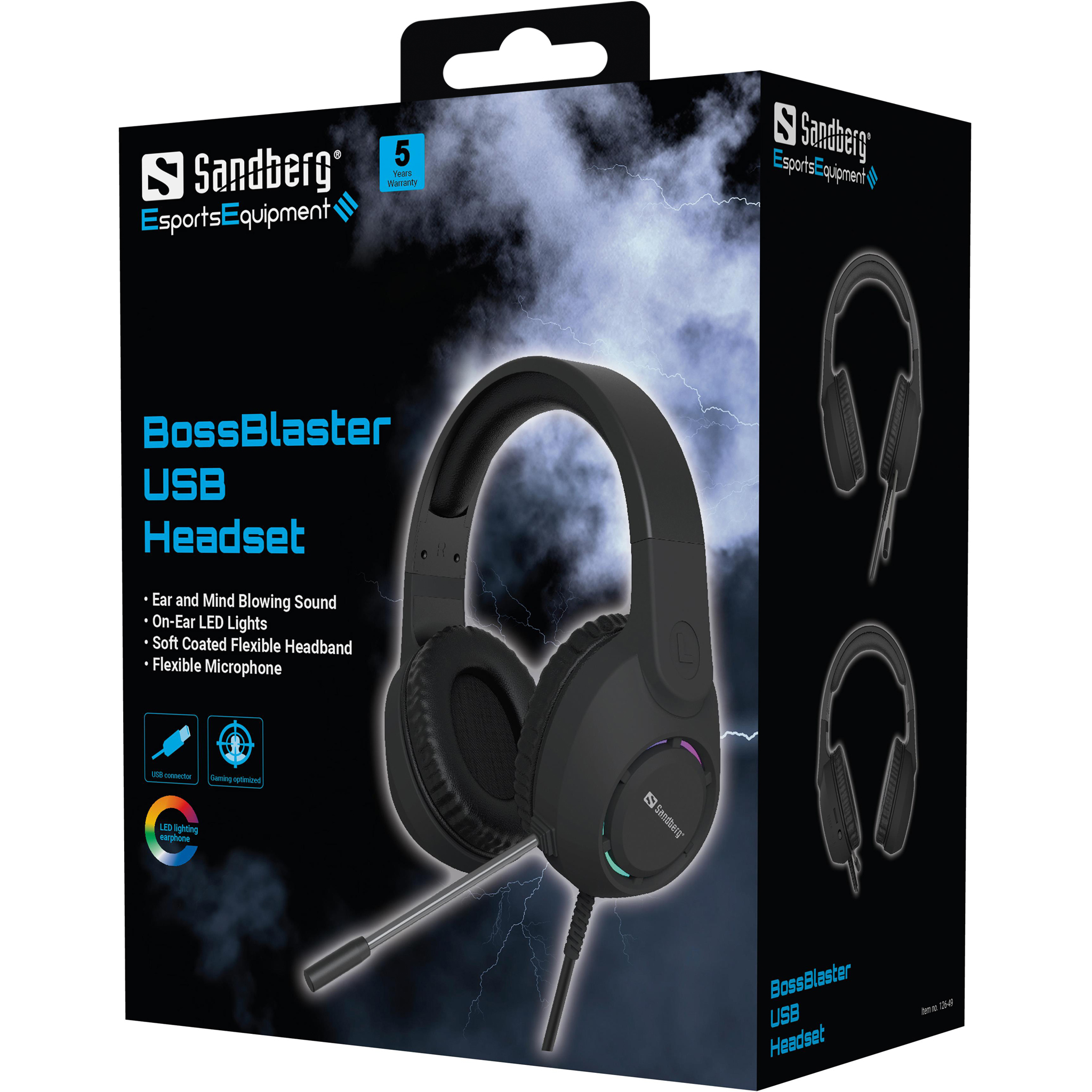 SANDBERG BossBlaster USB Headset, Ansicht 2