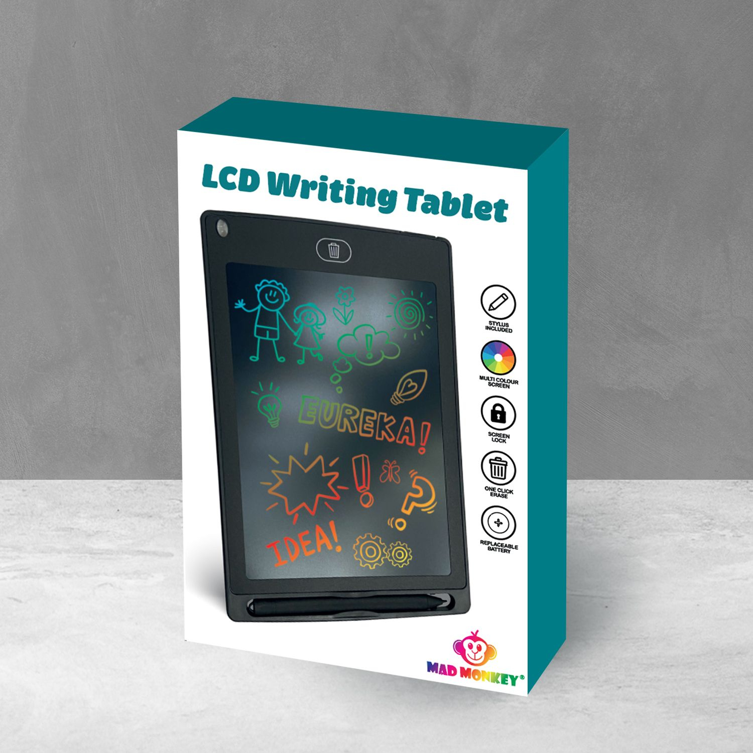 Mad Monkey Multi Colour Tablet Sketch Pad, Ansicht 3