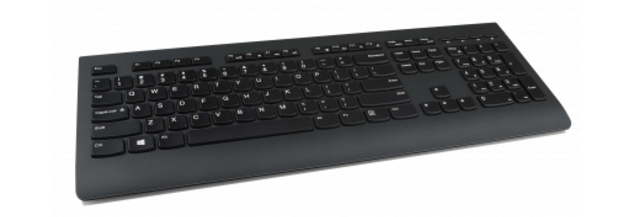 Lenovo 4X30H56841, Volle Größe (100%), Kabellos, RF Wireless, QWERTY, Schwarz