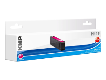 KMP H119 - 106 ml - Hohe Ergiebigkeit - Magenta - kompatibel - Box - Tintenpatrone (Alternative zu HP 971XL HP CN627AE)