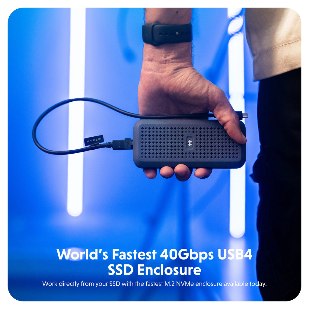 Targus HyperDrive Next - Speichergehäuse - SSD - M.2 - M.2 NVMe Card / PCIe 4.0 (NVMe), Ansicht 3