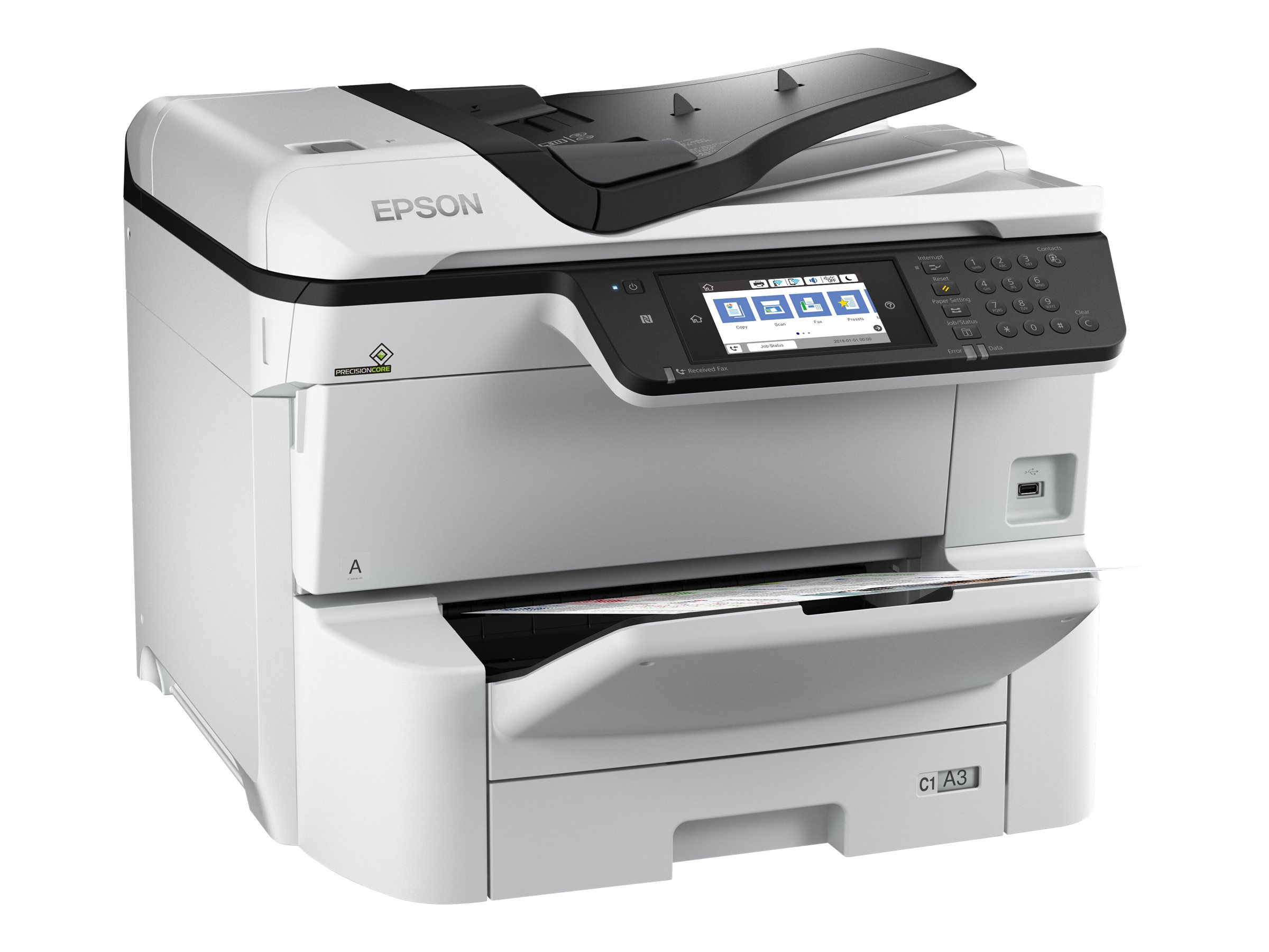 Epson WorkForce Pro WF-C8690DWF - Multifunktionsdrucker - Farbe - Tintenstrahl - A3 (Medien)