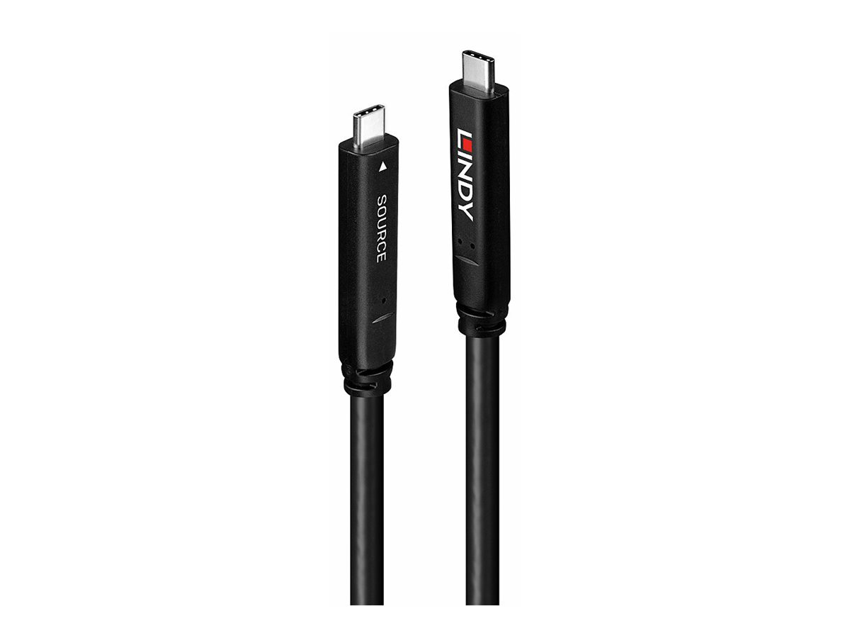 Lindy 8m USB 3.2 Gen 1 & DP 1.4 Typ C Hybrid Cable - Kabel - Digital/Daten, Ansicht 4