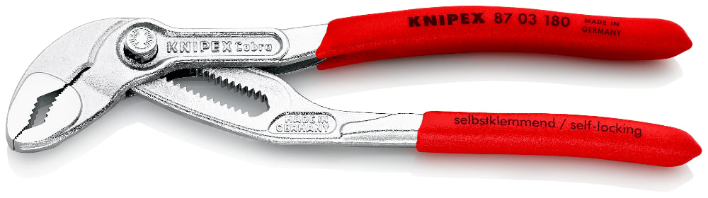 KNIPEX Cobra - Nut-und-Feder-Zange - 180 mm von LumaTech