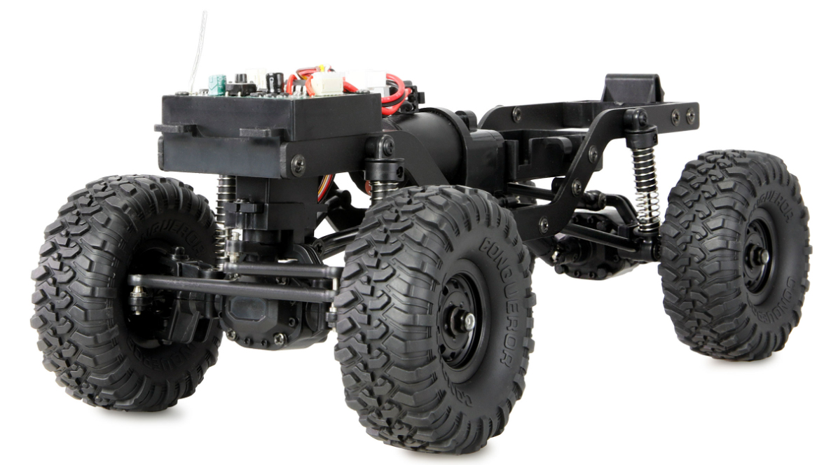 Amewi RC Crawler Mini-D90 AMXRock 4WD 1 16 RTR grau, Ansicht 3