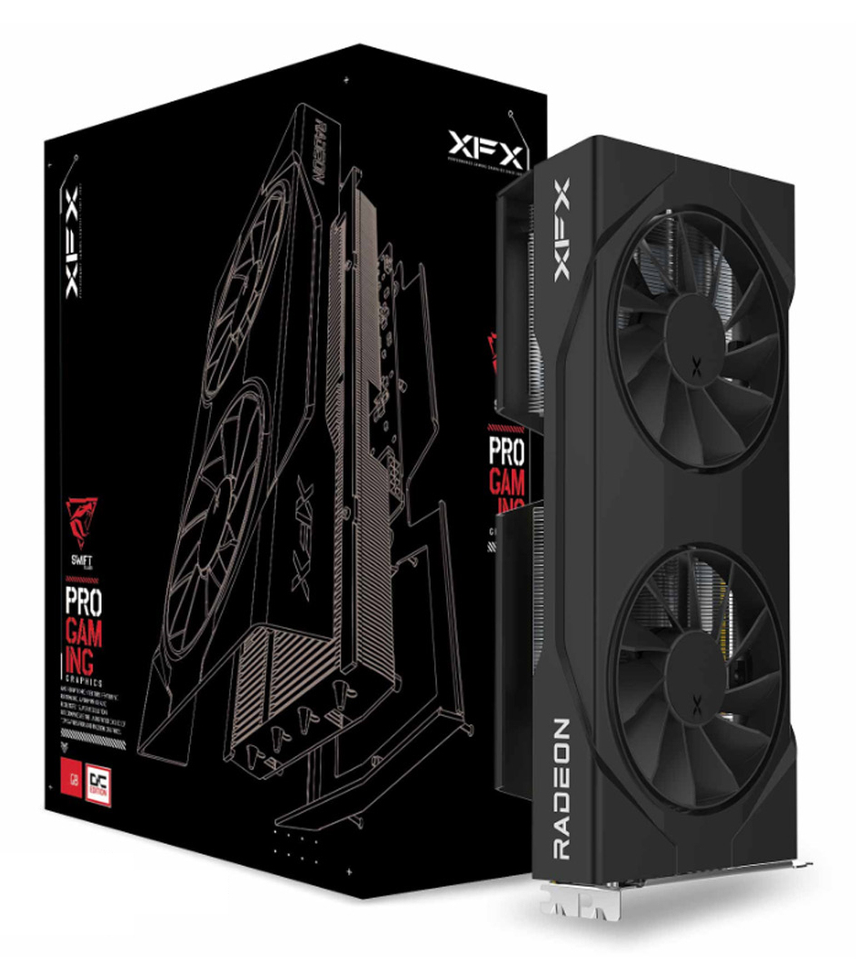 XFX Radeon Rx 9060 Xt Swift Gaming Oc GDDR6 - Grafikkarte - PCI-Express, Ansicht 3