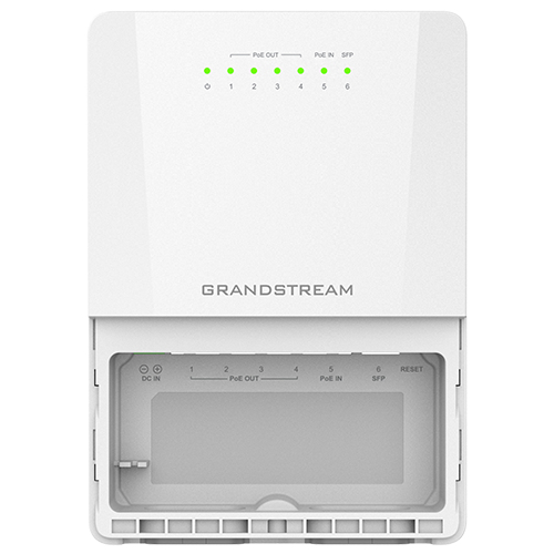 Grandstream GWN7710 Series GWN7710R - Switch - managed - 5 x 10/100/1000 (PoE), Ansicht 4