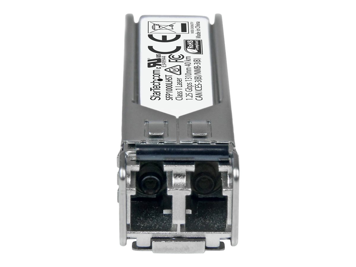 StarTech.com 1000BASE-LH - Gigabit Transceiver - LC Fiber - MSA Compliant - 40 km - Gigabit SFP Modul - Single Mode SFP, Ansicht 3