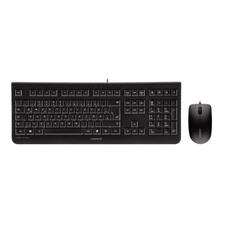Cherry DC 2000 - Tastatur-und-Maus-Set - USB - TL: CZ/SK, QWERTY, Ansicht 2