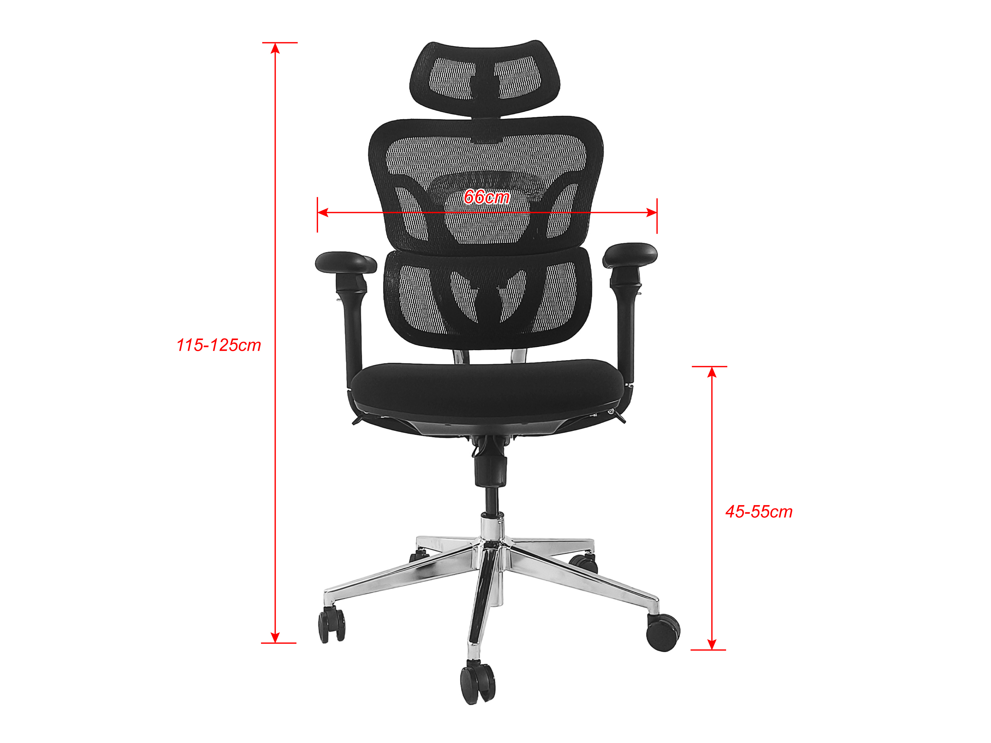 Equip Stuhl - ergonomisch - Armlehnen - T-förmig, Ansicht 2
