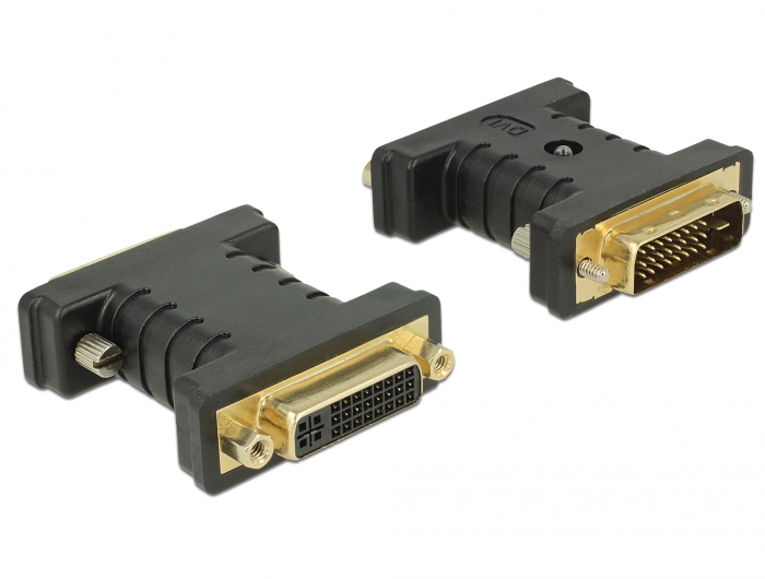 Delock 63313, 1 x DVI 24+1, 1 x DVI 24+5, Schwarz