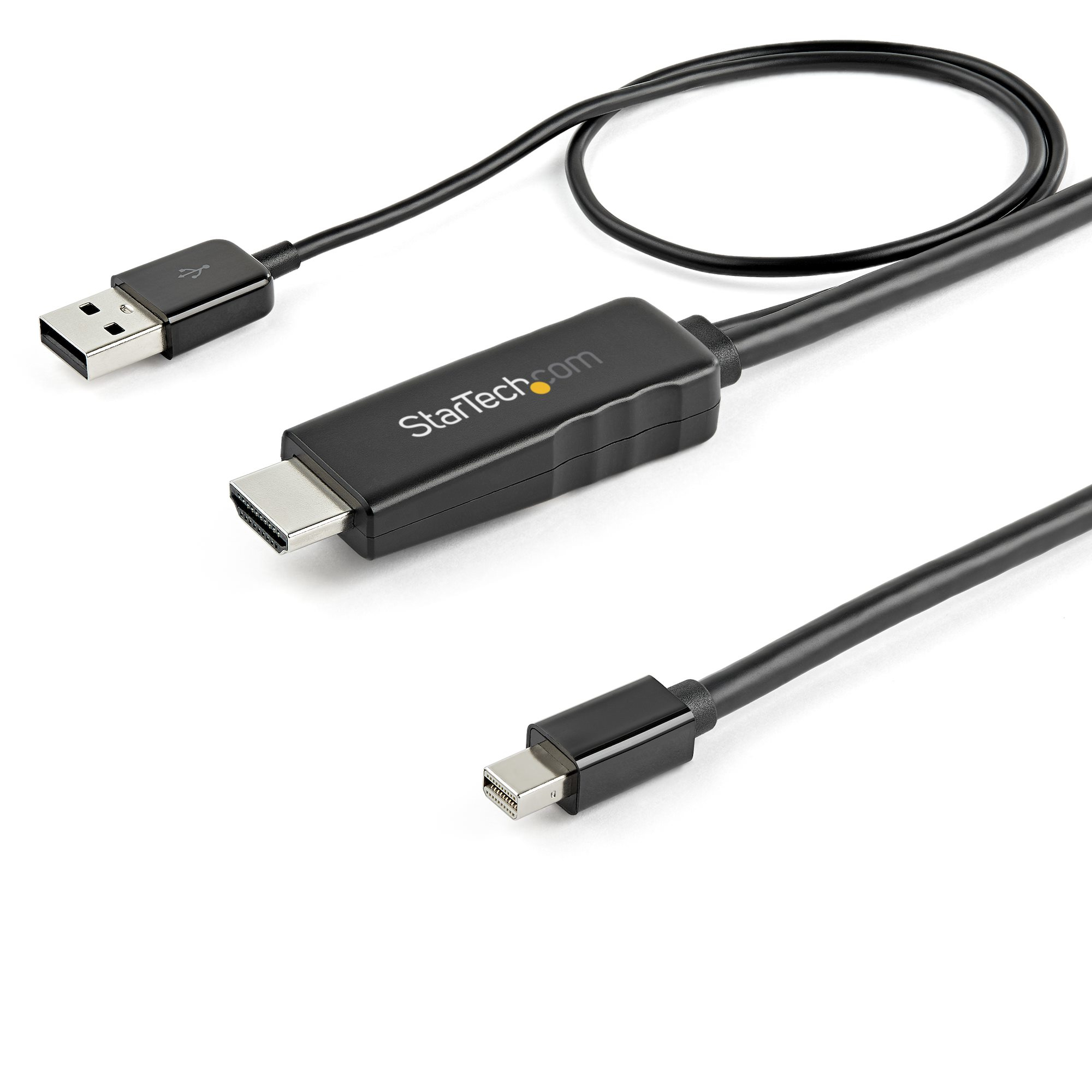 StarTech.com 1m langes HDMI auf Mini DisplayPort-Kabel - 4K, 30 Hz, 1 m, HDMI Typ A (Standard), Mini DisplayPort, Männlich, Männlich, Gerade