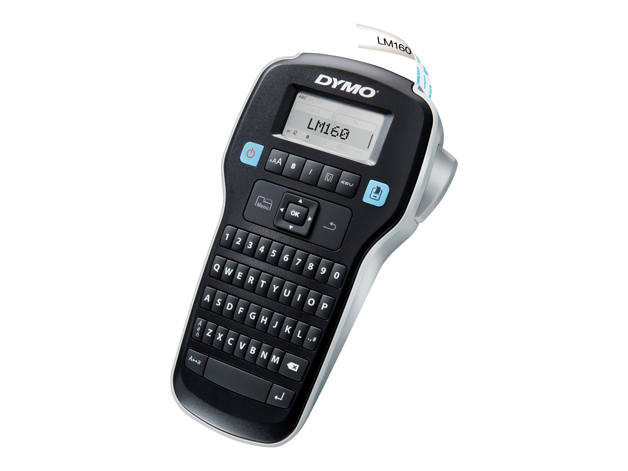 Dymo LabelManager 160 Value Pack mit 3 D1-Bänder 12mm Qwerty