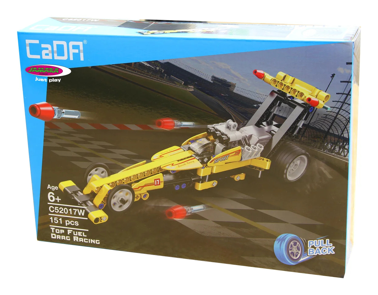 JAMARA CaDA Drag Racing 1 24 Bricks gelb, Ansicht 4