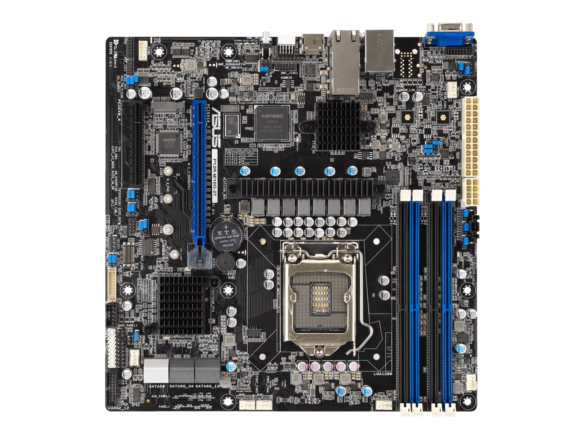 ASUS P12R-M10G-2T - Motherboard - micro ATX