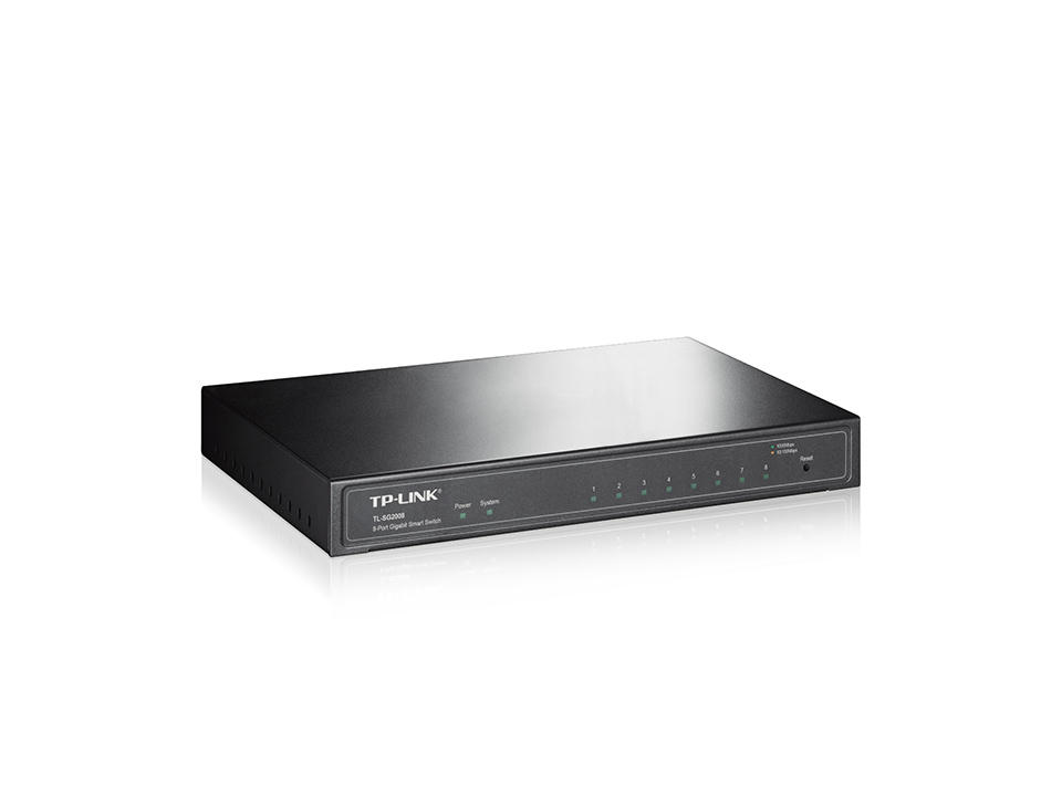 TP-LINK TL-SG2008 - Switch - managed - 8 x 10/100/1000, Ansicht 3