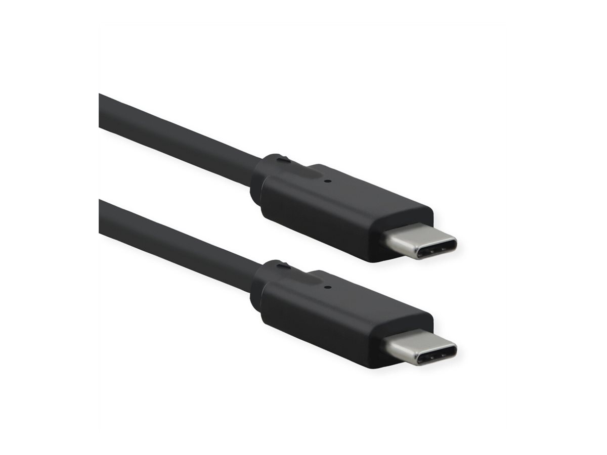 ROLINE USB-Kabel - 24 pin USB-C (M) umkehrbar zu 24 pin USB-C (M)