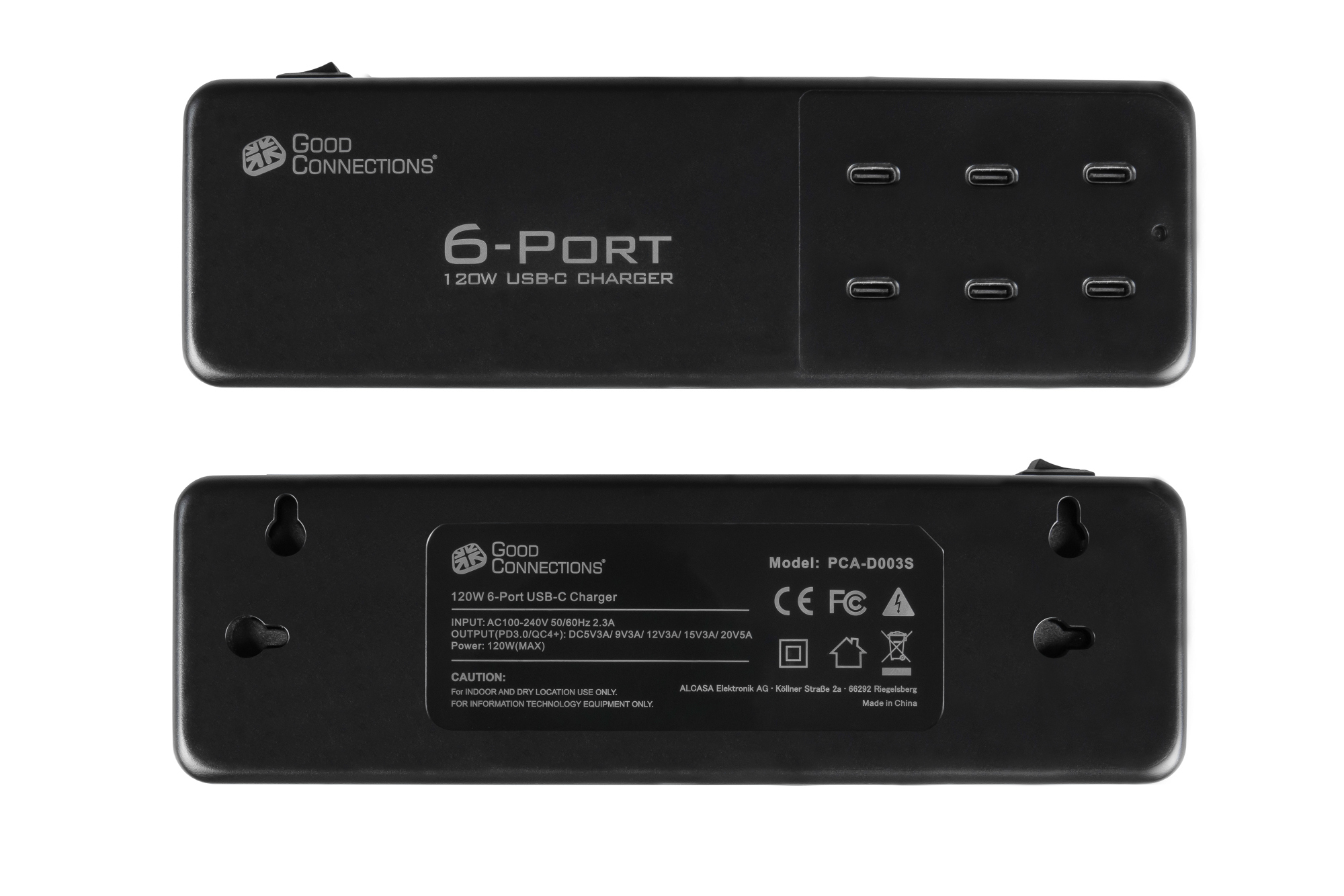 Good Connections PCA-D003S - Indoor - AC - 20 V - 1,5 m - Schwarz, Ansicht 4
