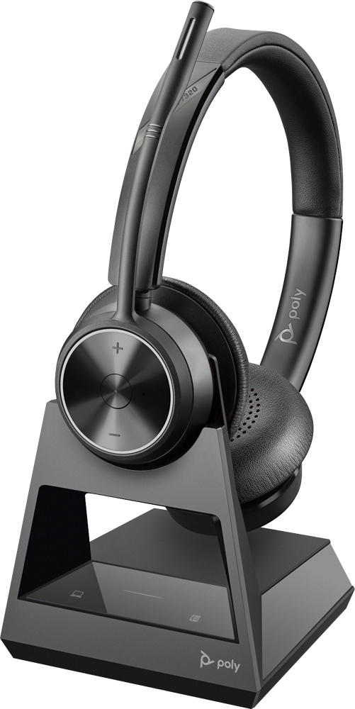 Poly Savi 7320 - 7300 Office Series - Headset-System On-Ear DECT kabellos, Ansicht 2