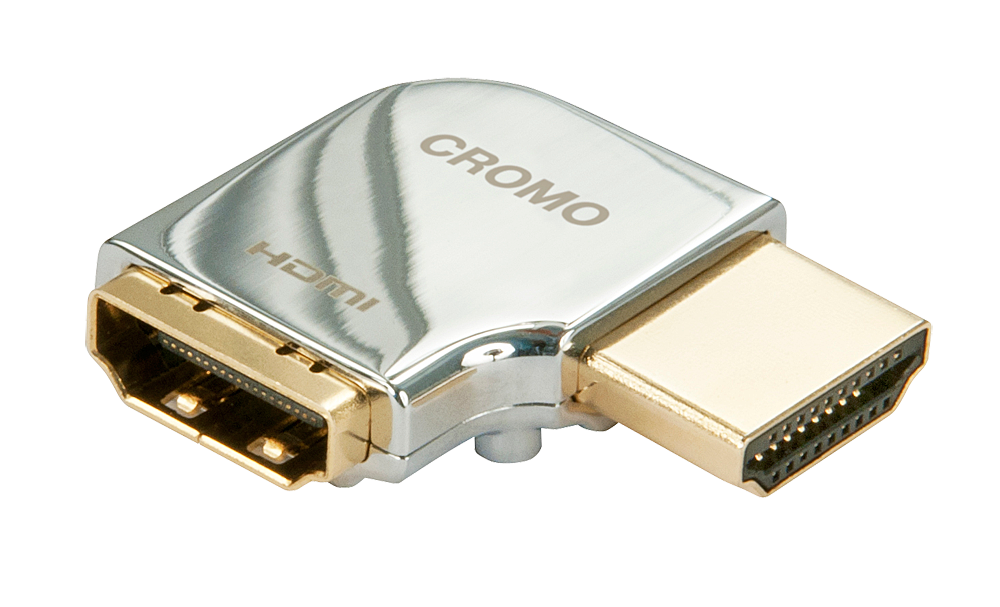 Lindy CROMO - HDMI rechtwinkliger Adapter - HDMI männlich zu HDMI weiblich