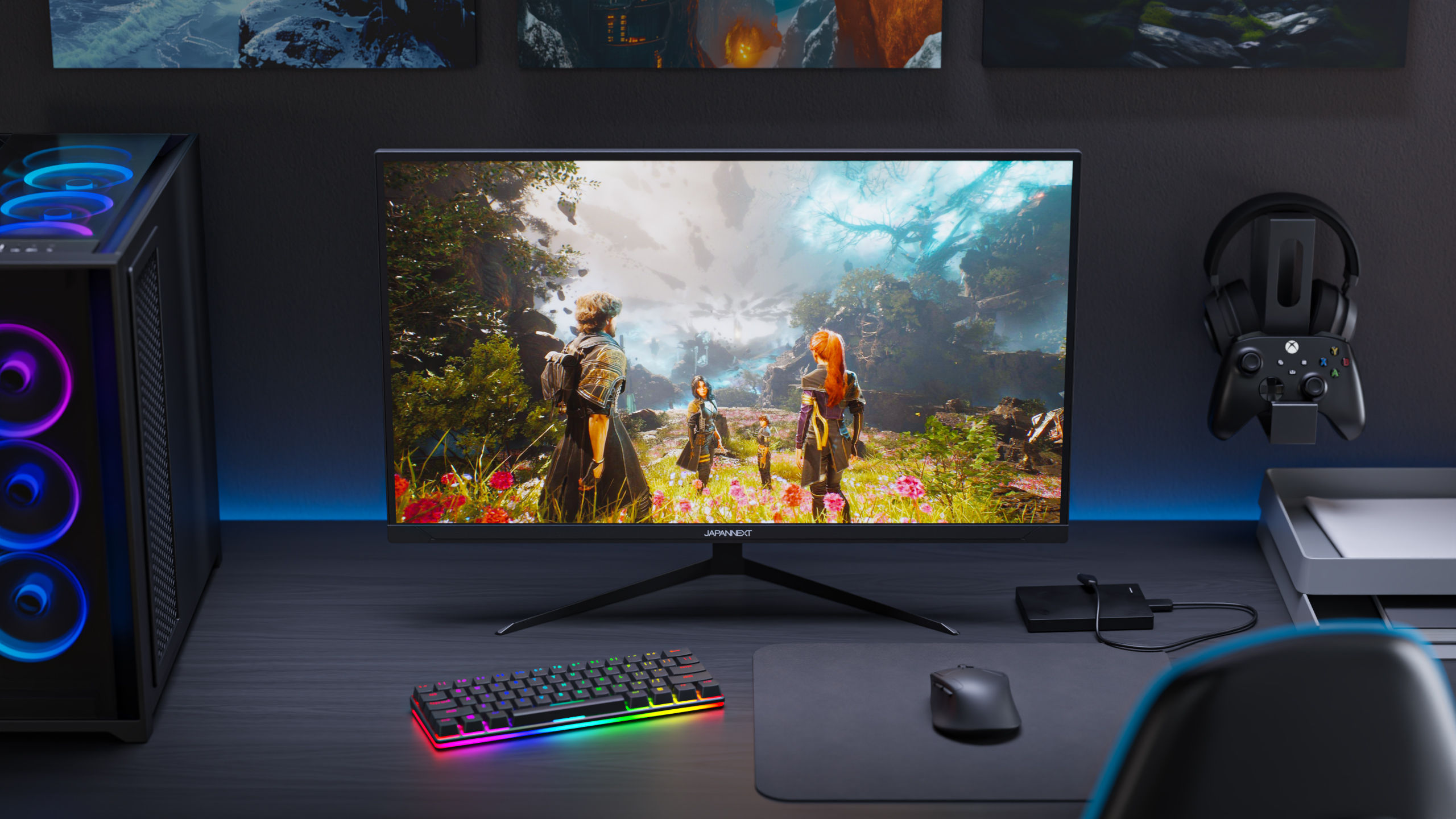 JAPANNEXT 68,5cm (27) JN-I270UHD16FHD32 16:9 HDMI/DP FHD - Flachbildschirm (TFT/LCD), Ansicht 4