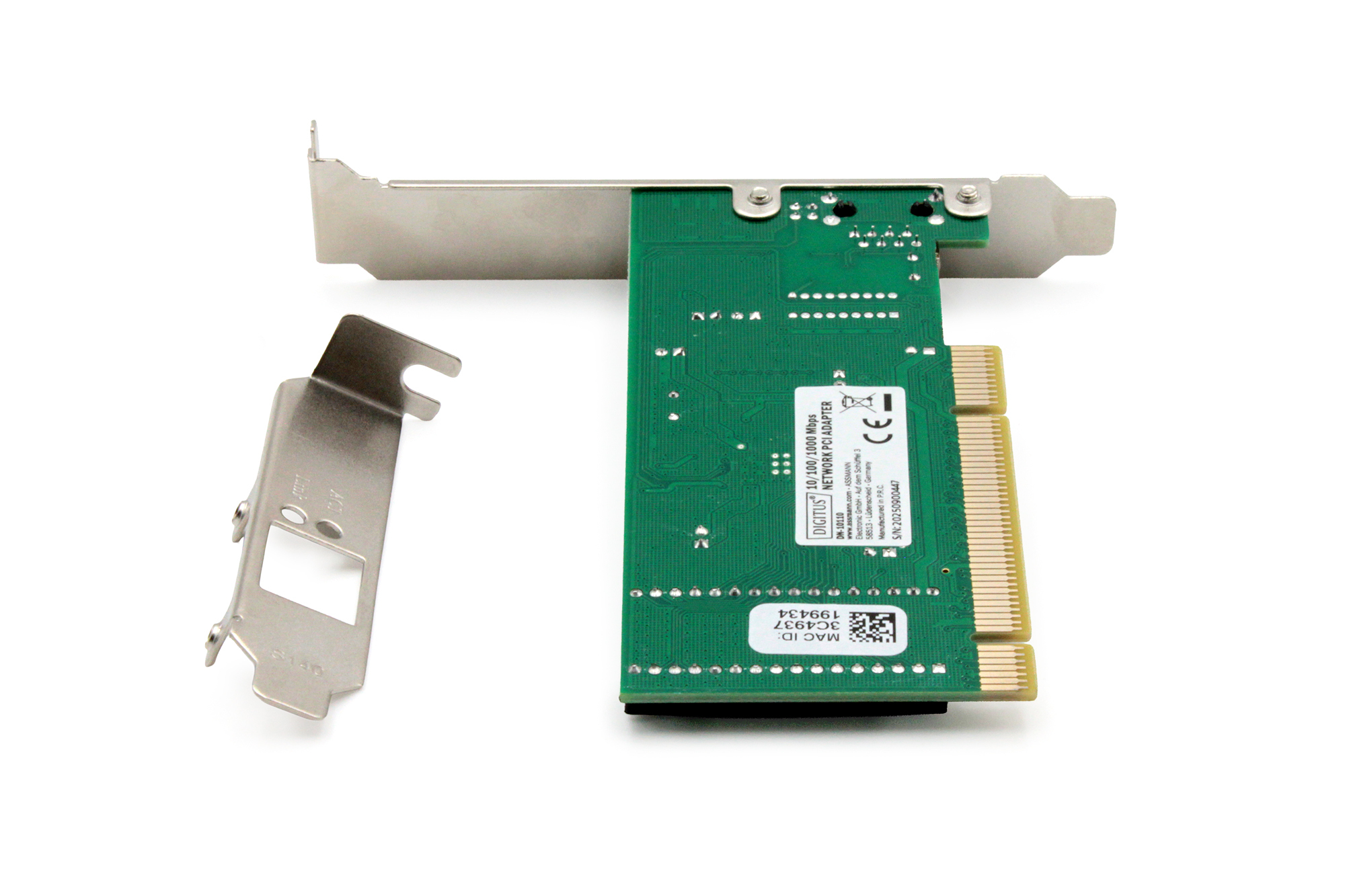 DIGITUS Gigabit Ethernet PCI Netzwerkkarte, Ansicht 2