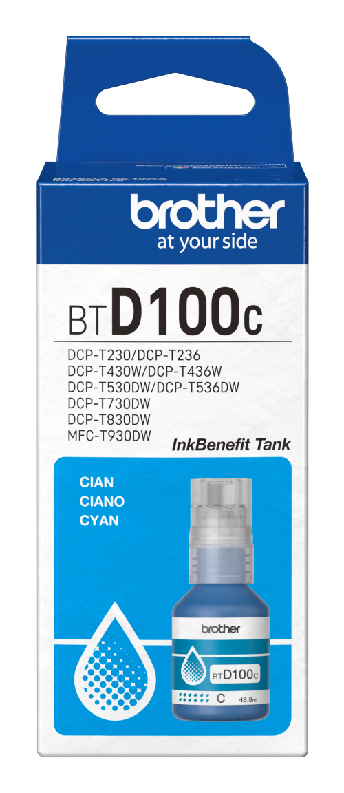Brother BTD100C - 48.8 ml - mit hoher Kapazität, Ansicht 3