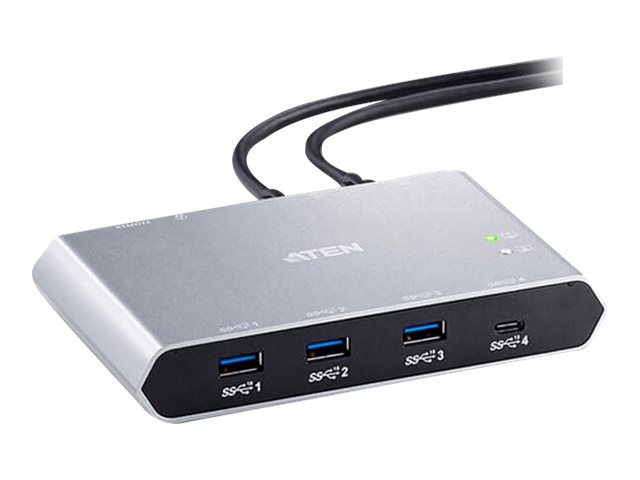ATEN US3342 - USB-Umschalter für die gemeinsame Nutzung von Peripheriegeräten - 3 x USB 3.2 Gen 2 + 1 x USB-C, Ansicht 2
