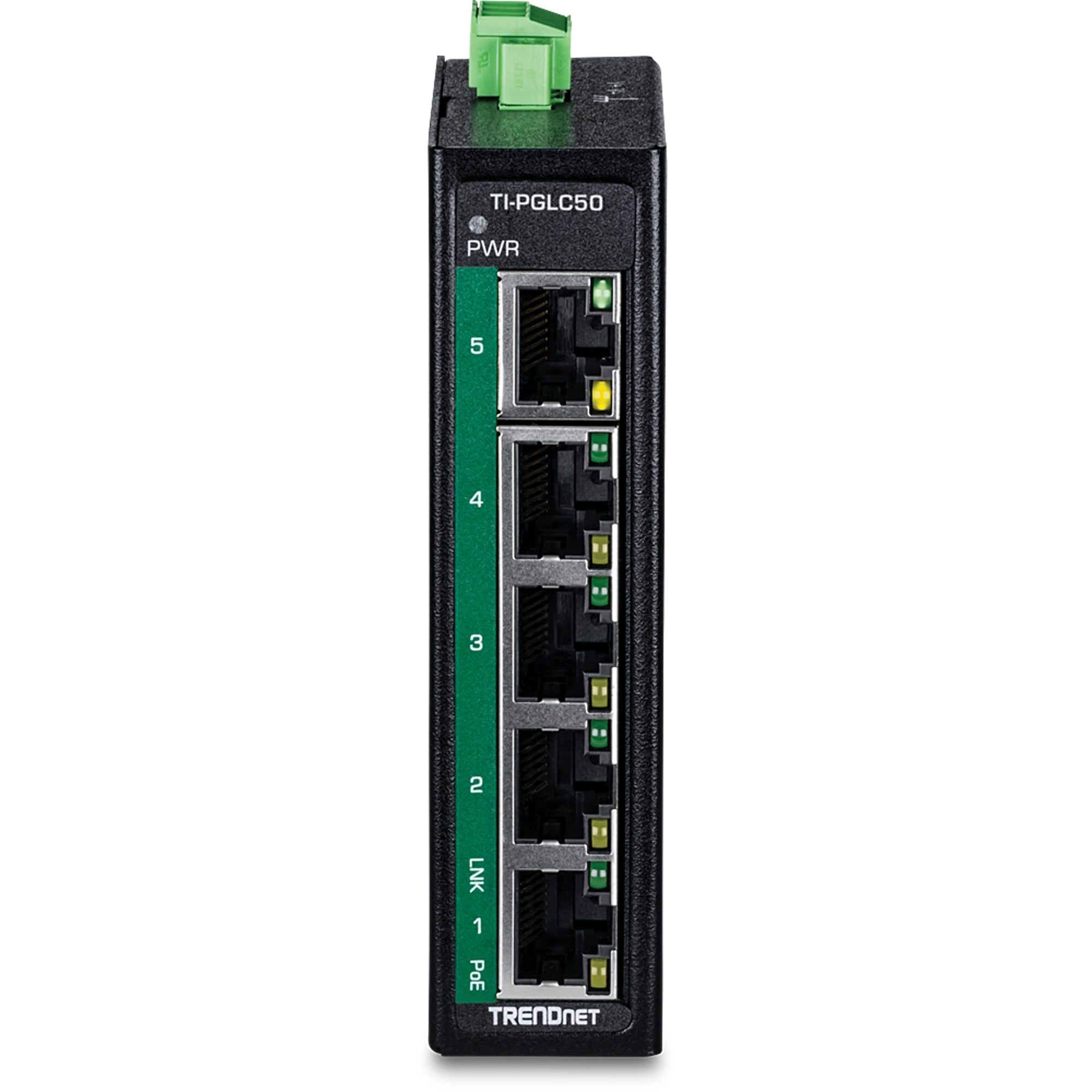 TRENDnet 5-PORT INDUSTRIAL GIGABIT POE+ - Switch - 1 Gbps, Ansicht 3