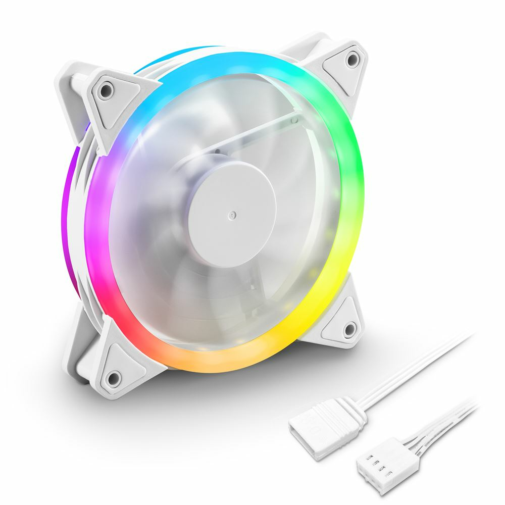 Sharkoon Shark Blades RGB PWM weiß, 120mm, Ansicht 2