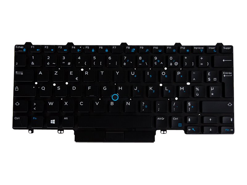 Origin Storage - Tastatur - Französisch - für Dell Latitude E5400, E5410, E5500, E6400, E6410, E6500; Precision M2400, M4400, M4500