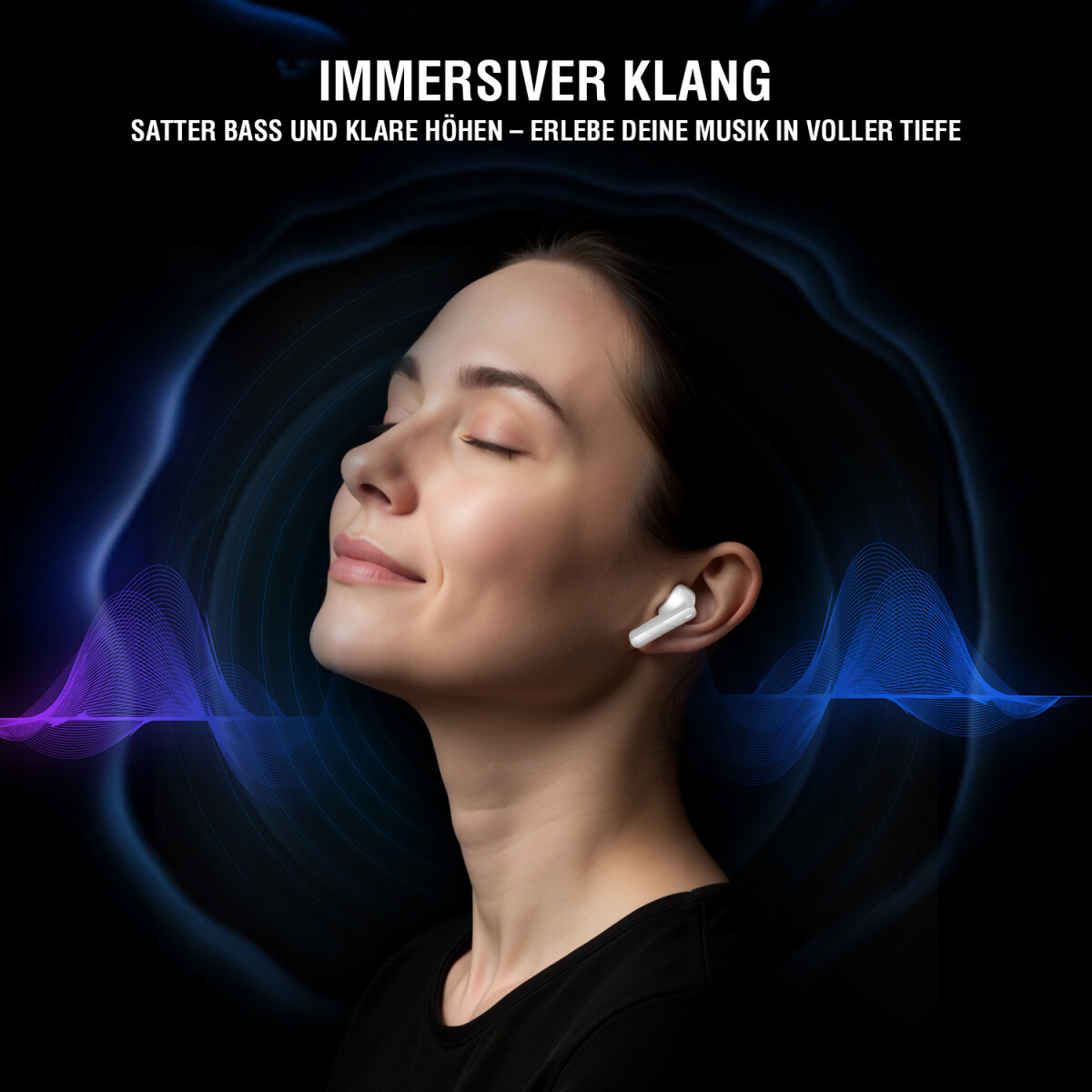 4smarts Wireless Headset SkyBuds Pro ANC weiß - Headset - Kabellos, Ansicht 3