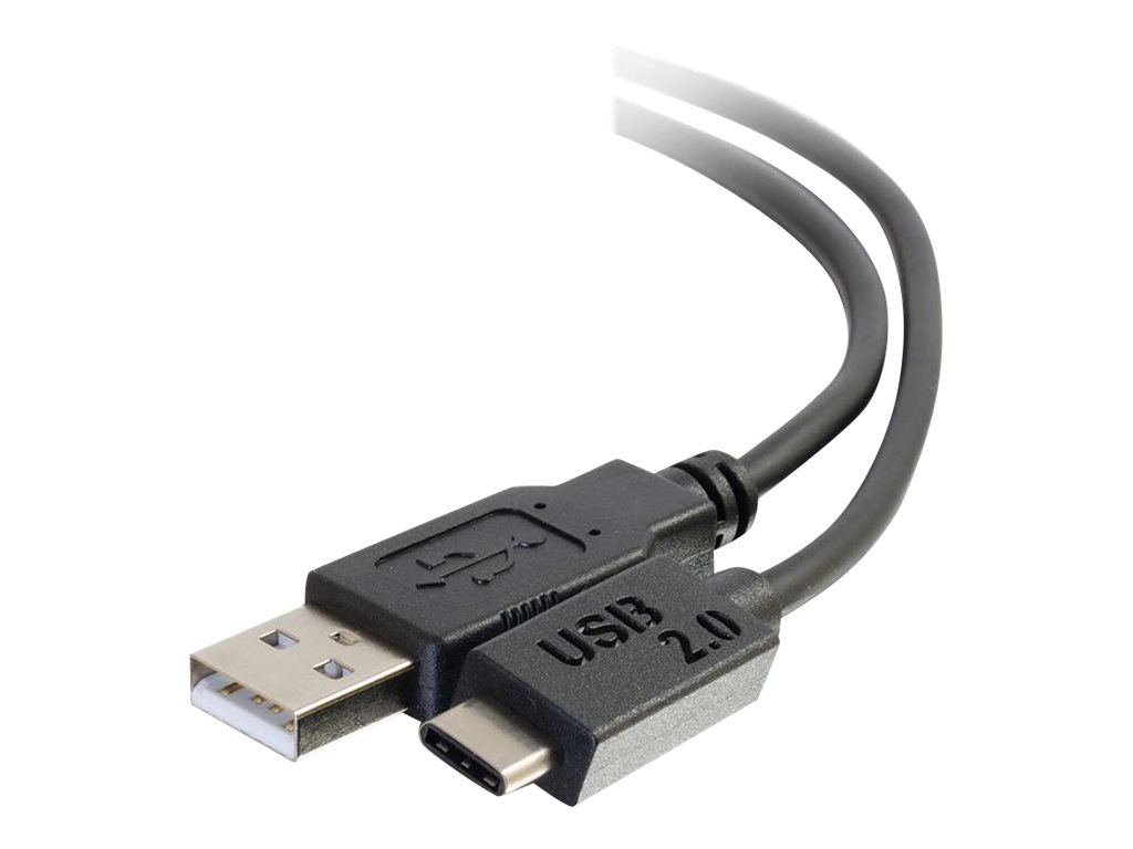 C2G 4m USB 2.0 USB Type C to USB A Cable MM - USB C Cable Black - USB-Kabel - USB (M)