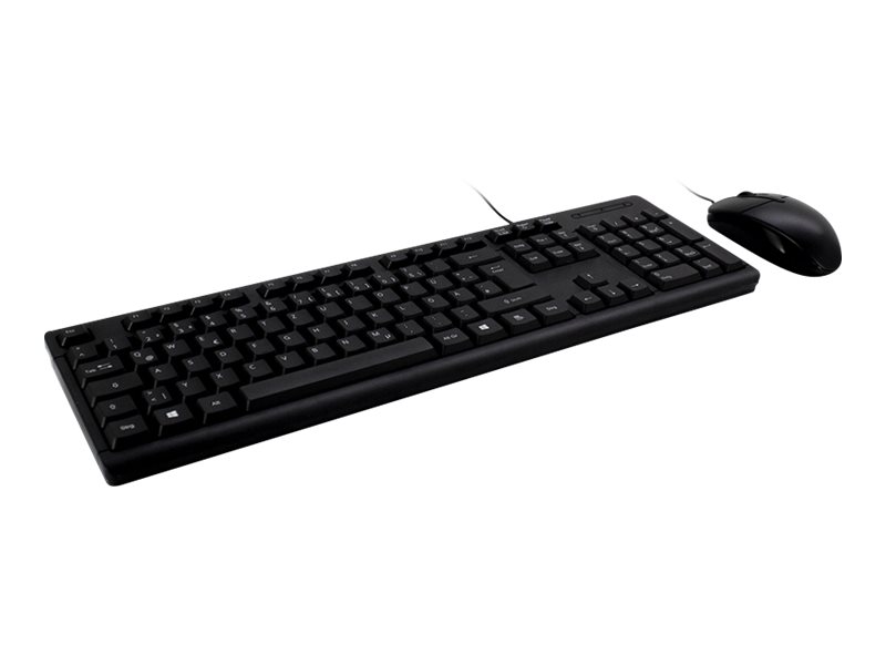 InterTech AC KB-118 Maus-, Tastatur Combo, black,