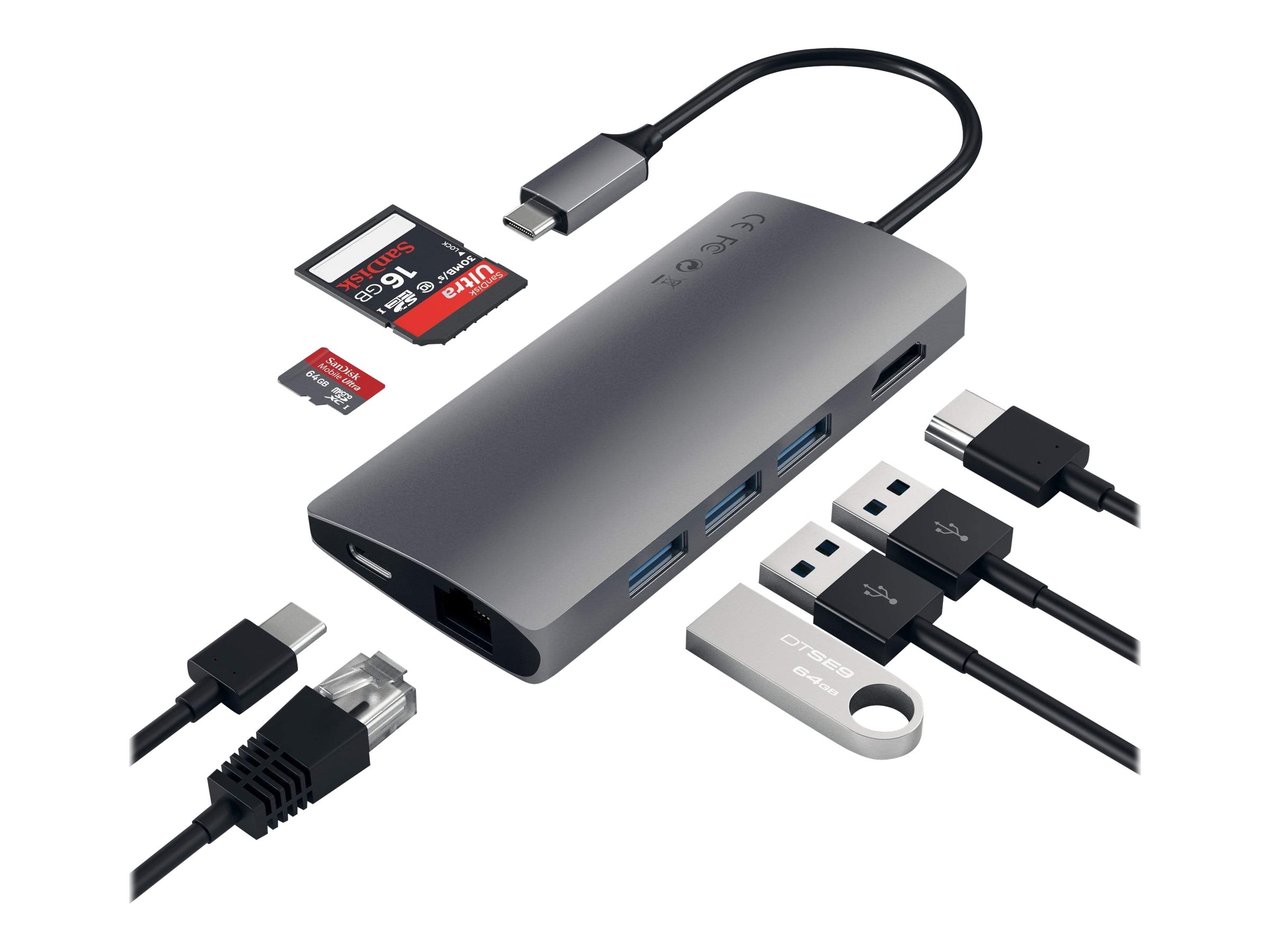 Satechi Aluminum Multi-Port Adapter V2 - Dockingstation, Ansicht 4