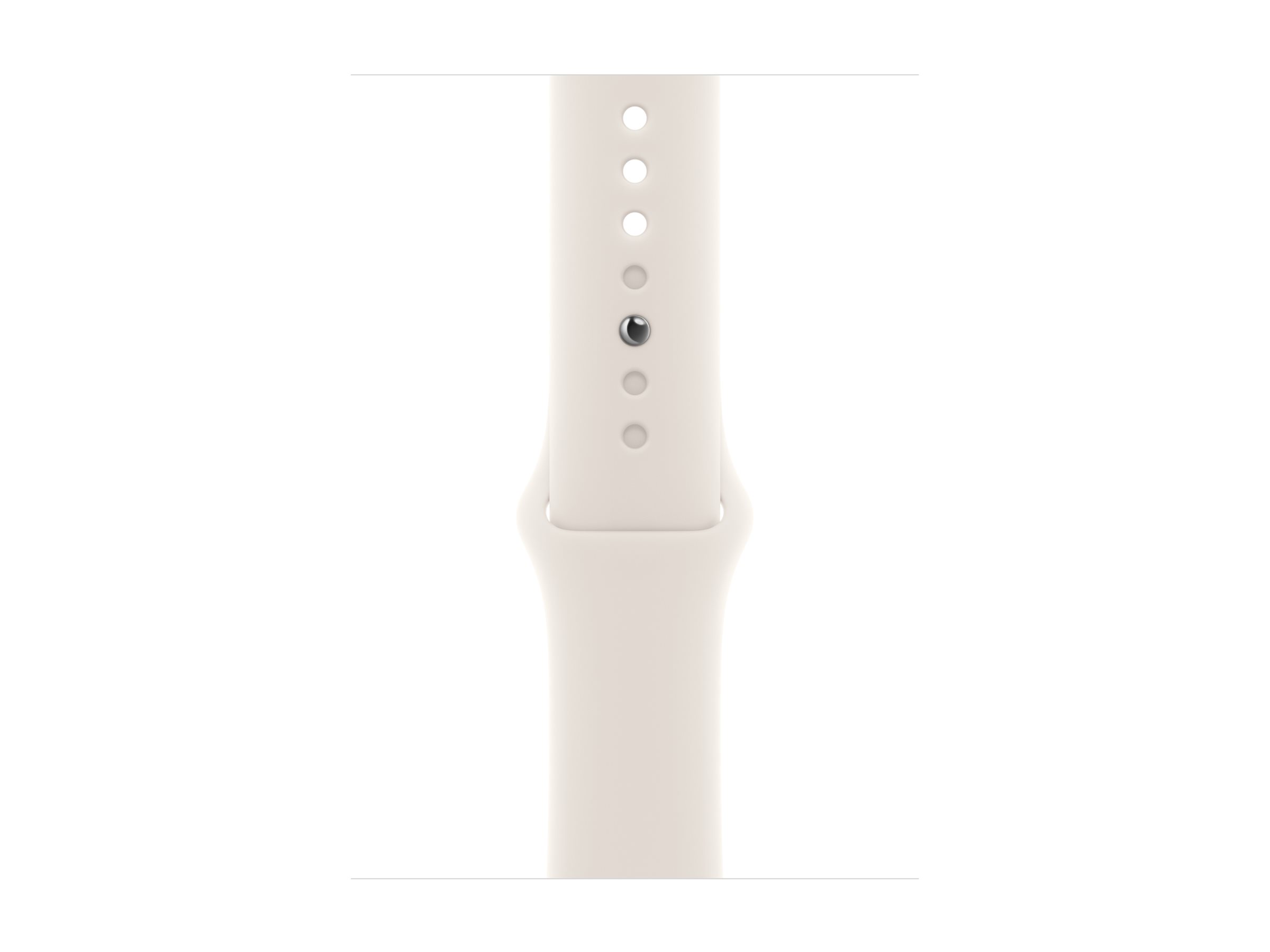 Apple Watch Series 10 (GPS + Cellular) - 46 mm - Gold Titan - mit Sportband - Starlight - Bandgröße: S/M, Ansicht 2