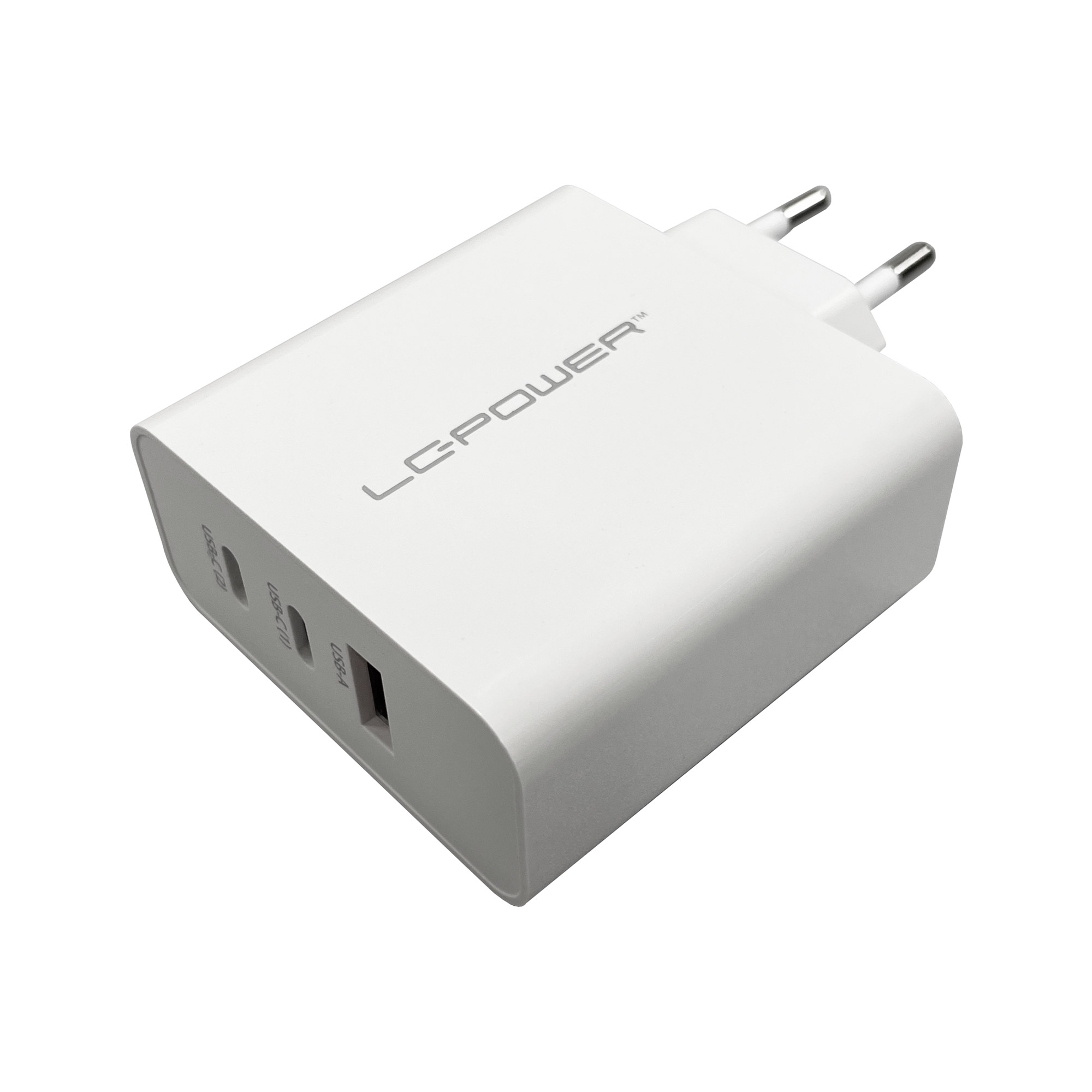 LC-Power USB Ladegerät 65W LC-GAN-65 2xUSB-C 1xUSB-A, Ansicht 2