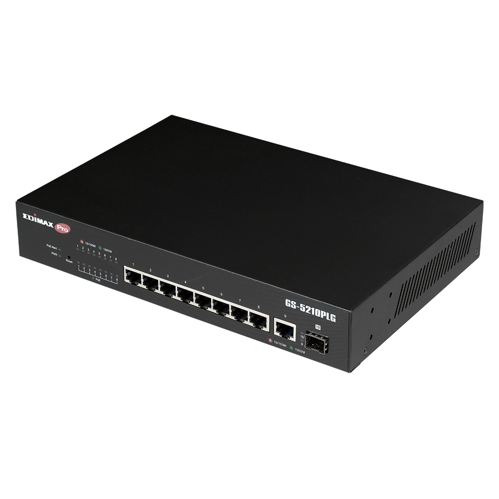 Edimax Pro GS-5210PLG - Switch - Smart - 8 x 10/100/1000 (PoE+), Ansicht 2