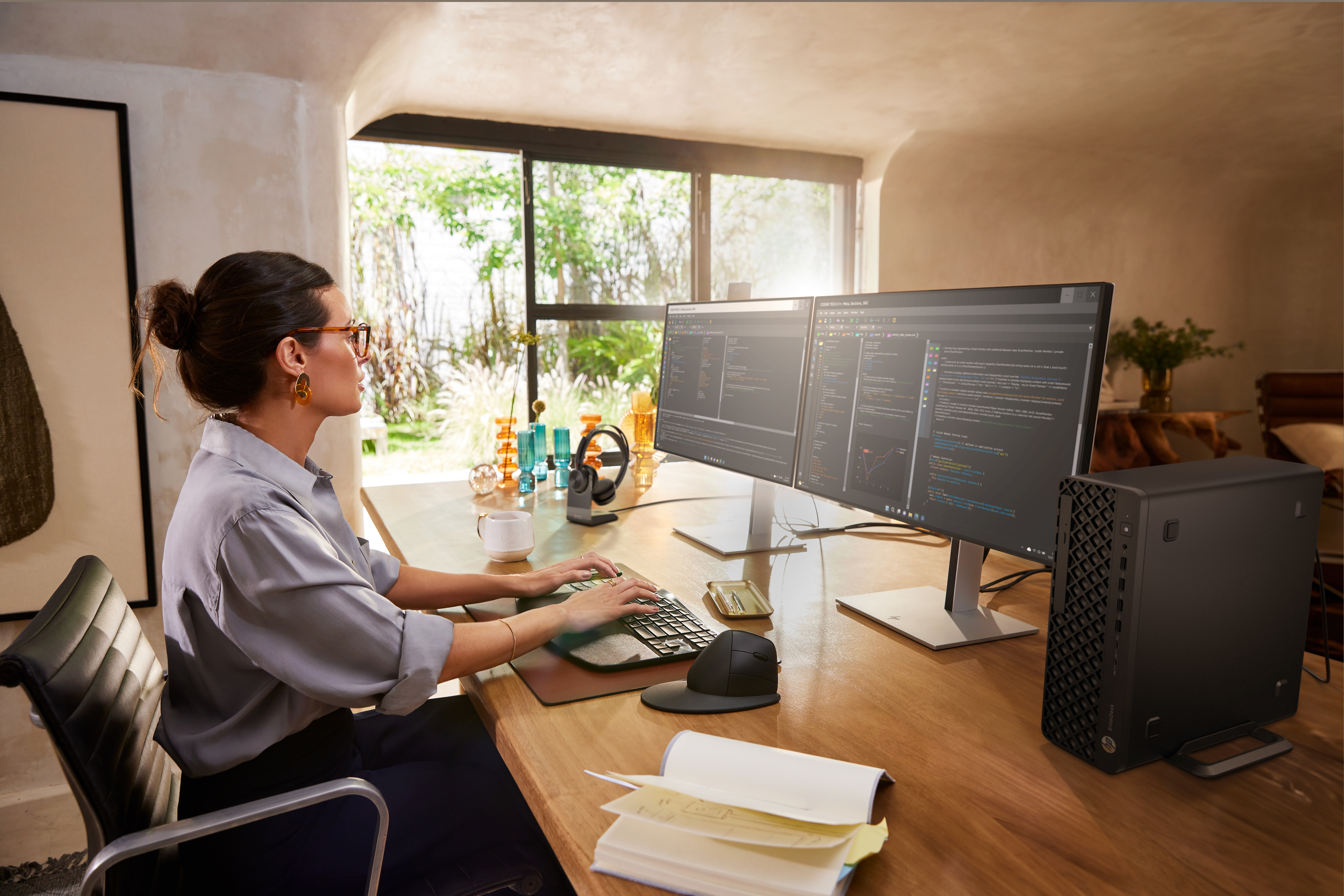 HP EliteDesk 8 G1i AI - SFF - Core Ultra 5 235 / 3.4 GHz, Ansicht 2