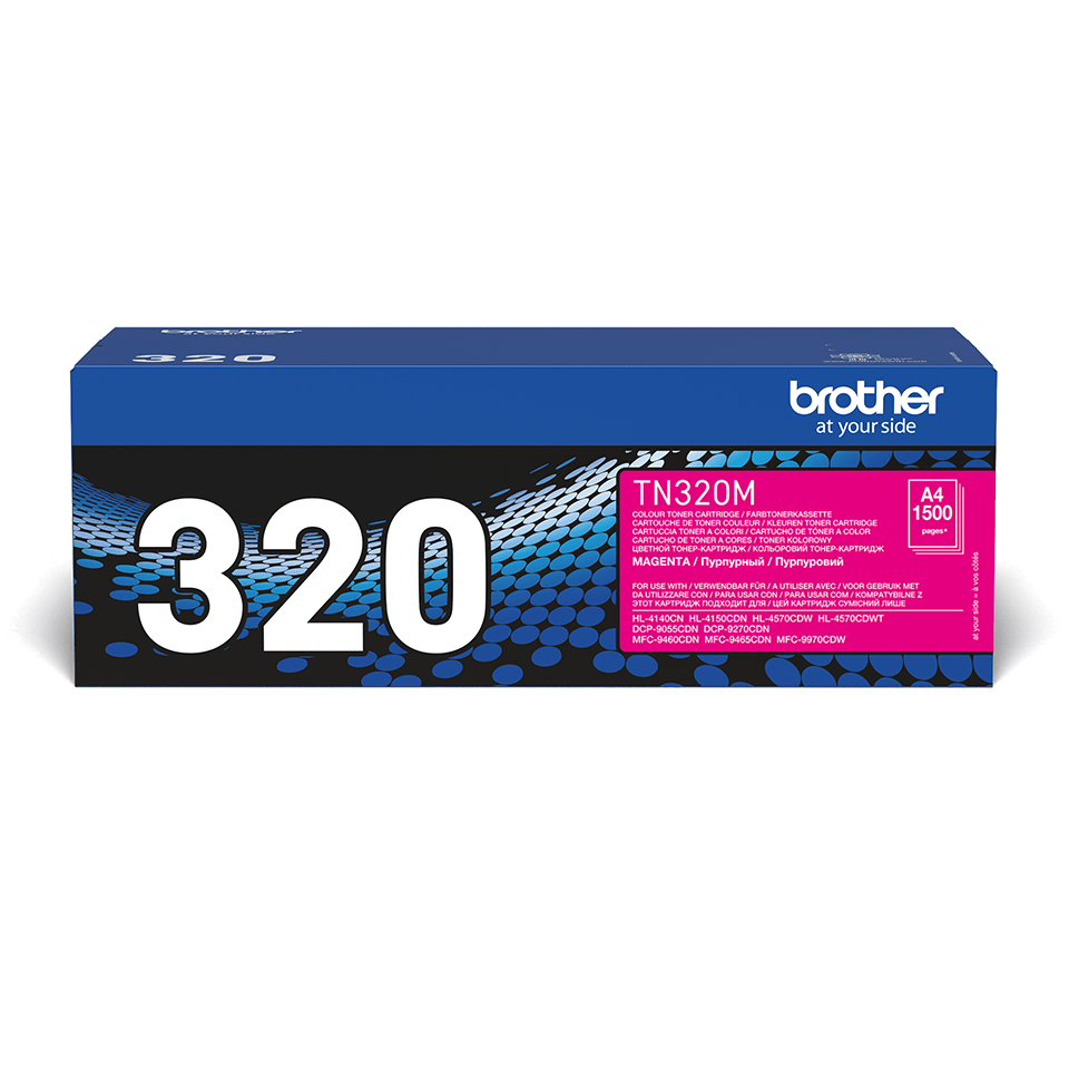 Brother TN320M - Tonereinheit Original - Magenta - 1.500 Seiten