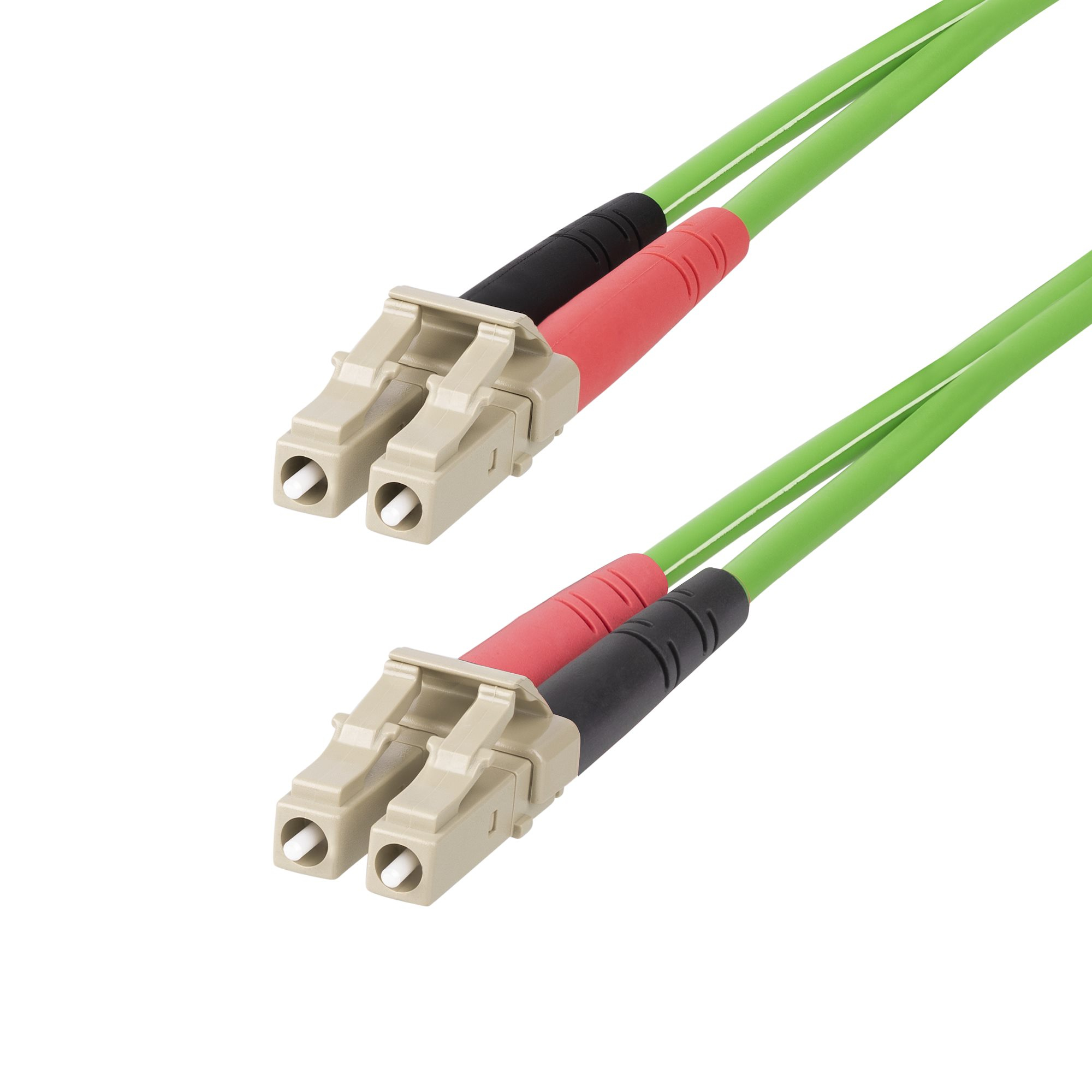 StarTech.com 3m (10ft) LC to LC (UPC) OM5 Multimode Fiber Optic Cable, 50/125µm Duplex LOMMF Zipcord, VCSEL, 40G/100G, Ansicht 2