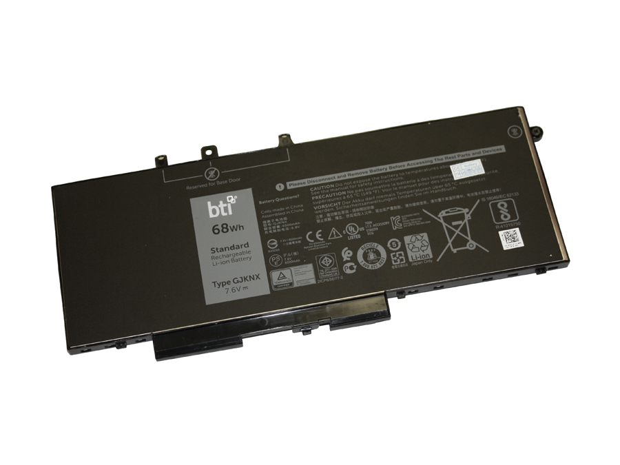 Origin Storage BTI - Laptop-Batterie gleichwertig mit: Dell 451-BBZG, Dell GJKNX, Dell 5YHR4, Dell 0GJKNX, Dell FPT1C, Ansicht 2