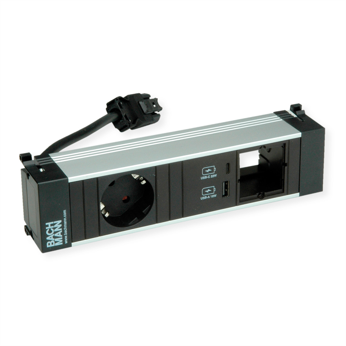 Bachmann Power Frame S 1xCEE7/3916.5031xCM 1xUSB 22W 0.2m GST18, Ansicht 2