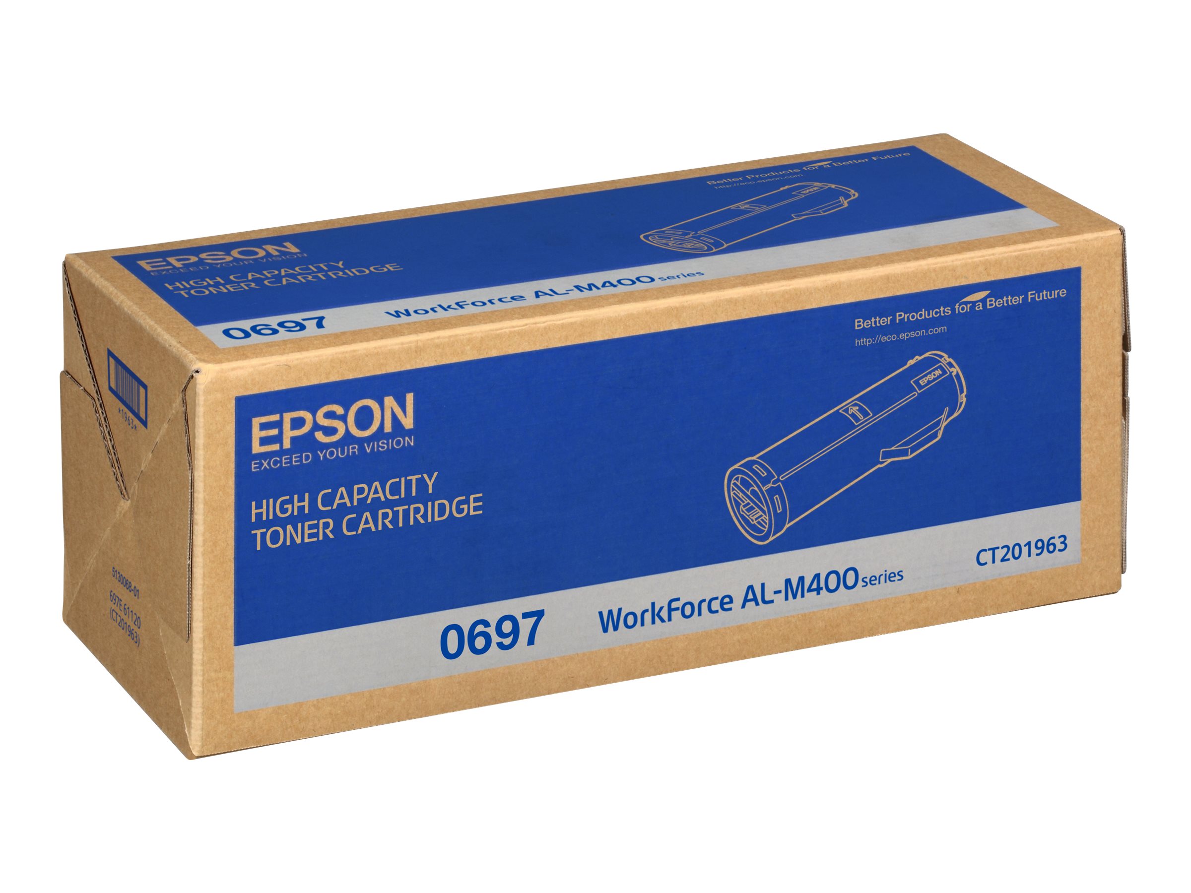 Epson - Mit hoher Kapazität - Schwarz - original - Tonerpatrone - für WorkForce AL-M400DN, AL-M400DTN
